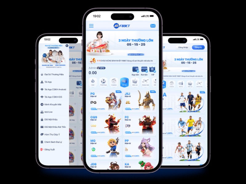 Màn hình ứng dụng di động 23win trên điện thoại