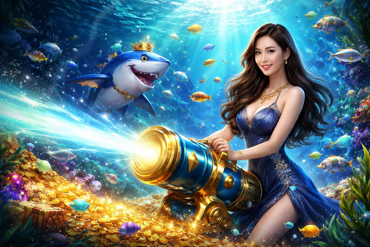 Hình ảnh Cá Rồng Vàng tại 23win