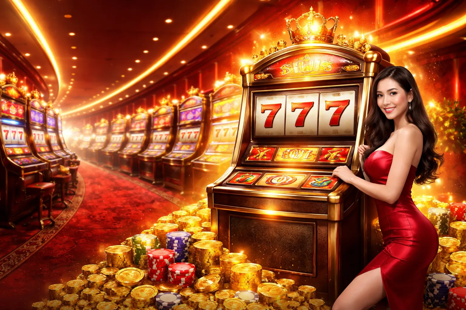 Máy Slots Cổ Điển 23win với Tiền Vàng